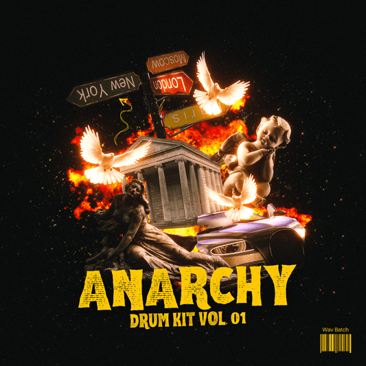 Anarchy Drum Kit Vol. 01 - Ultimate Collection for Beats and Rhythms - Wav Batch