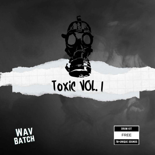 Toxic Drum Kit – Hard Trap Drum Kit & 808 Samples for Producers - Wav Batch